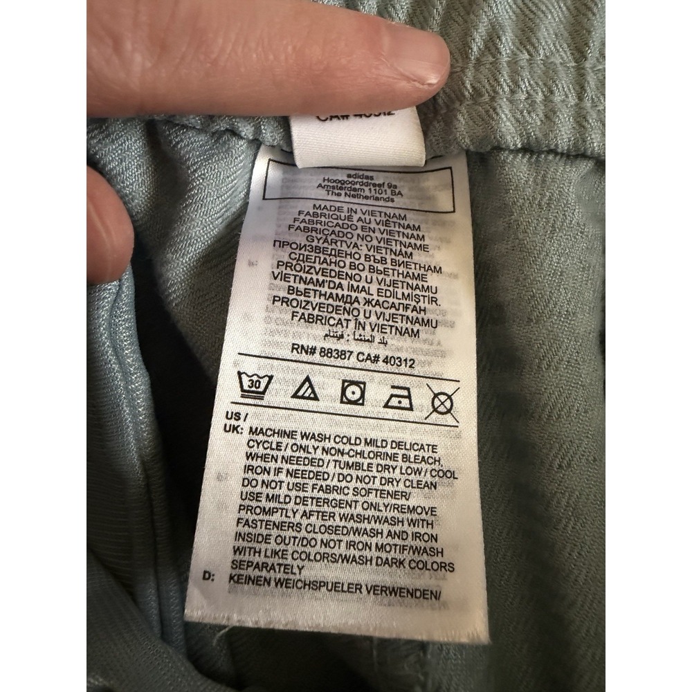 Adidas Adicross Futura Belted Golf Pants XL‎ Gray Checked Stretch - Picture 6 of 11